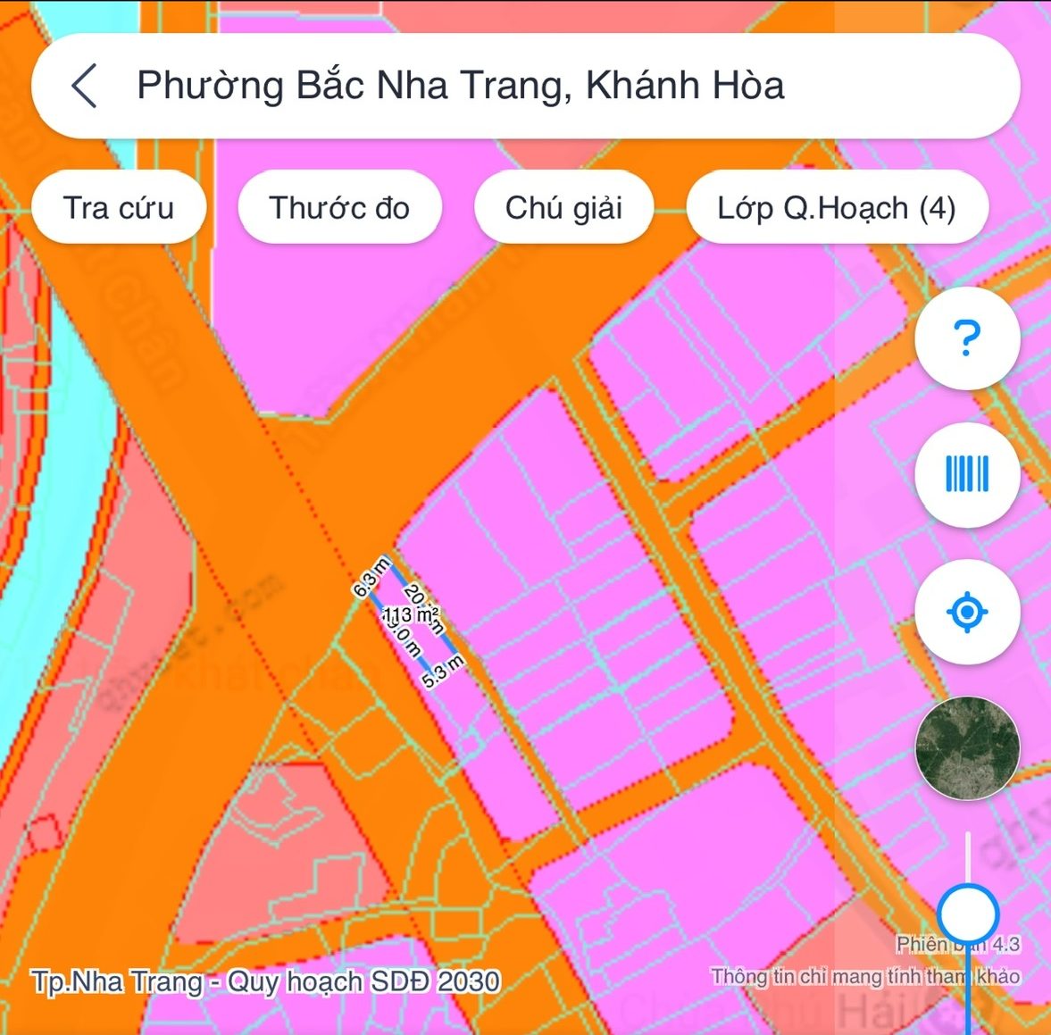 Bản đồ quy hoạch sử dụng đất 2030 – lô B034