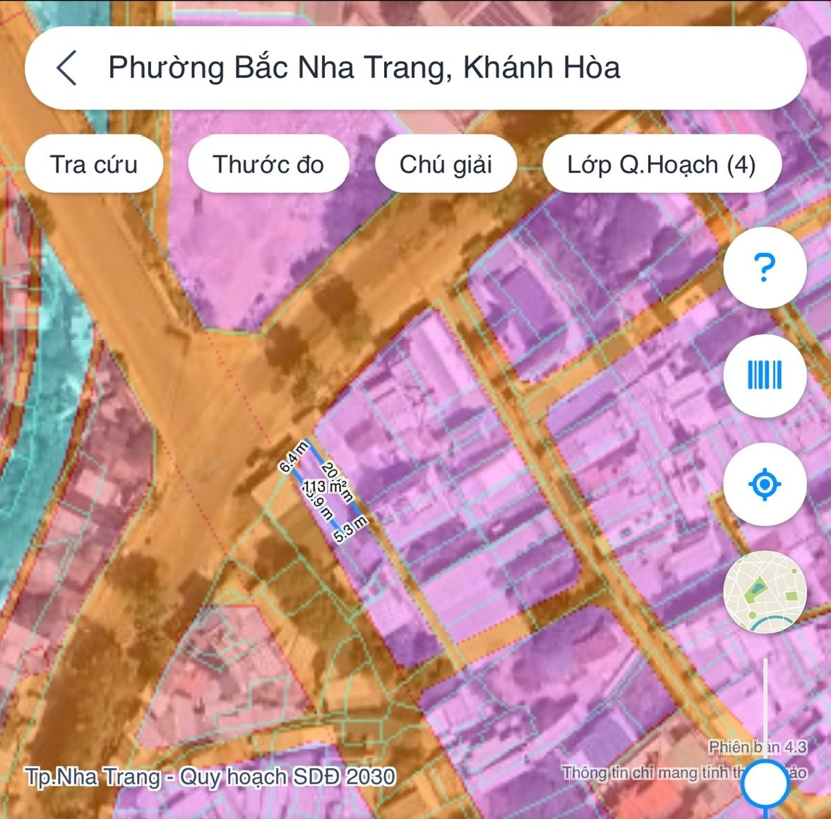 Quy hoạch chồng ảnh vệ tinh – lô B034