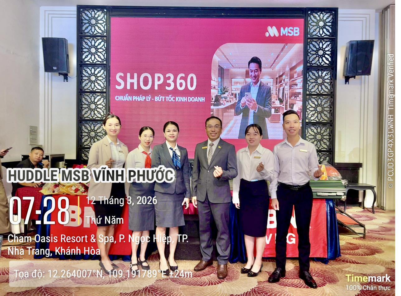 Huddle MSB Vĩnh Phước