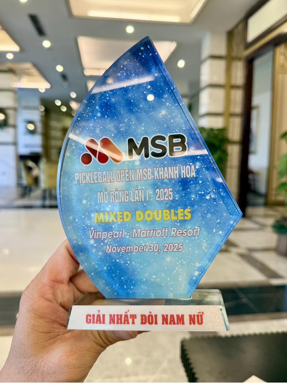 Giải Nhất đôi Nam Nữ - Pickleball MSB Khánh Hòa